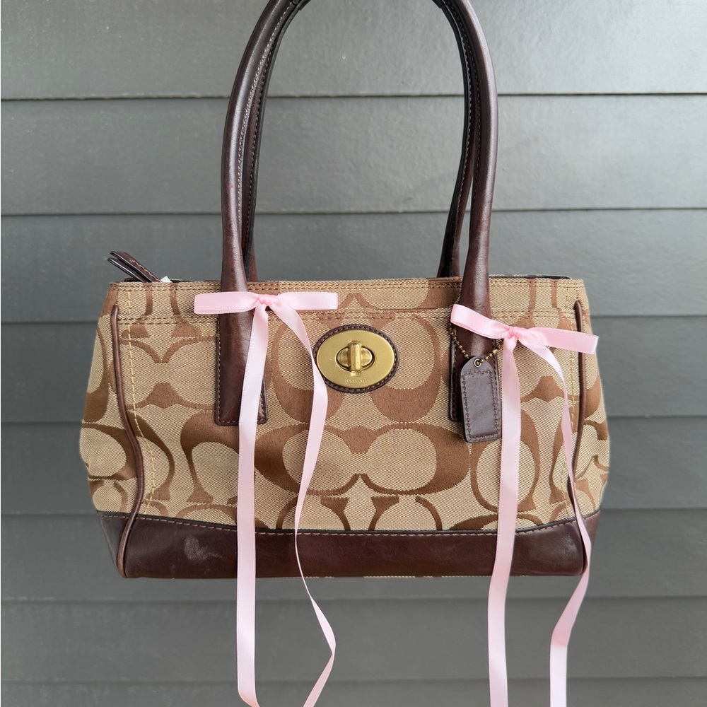 Y2K Vintage Coach Signature Madeline Tote Shoulder